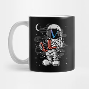 Astronaut Accordion Vechain VET Coin To The Moon Crypto Token Cryptocurrency Blockchain Wallet Birthday Gift For Men Women Kids Mug